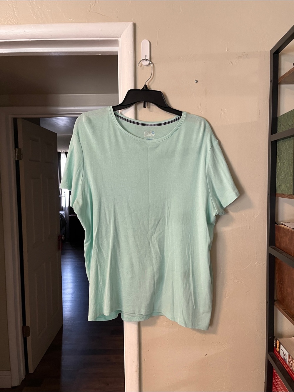 croft & barrow Light Mint Short Sleeve Crewneck Tee
